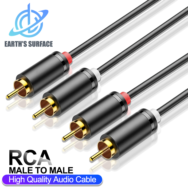 Home Cinema Heos - 하이파이 스테레오 RCA 케이블 2RCA -
