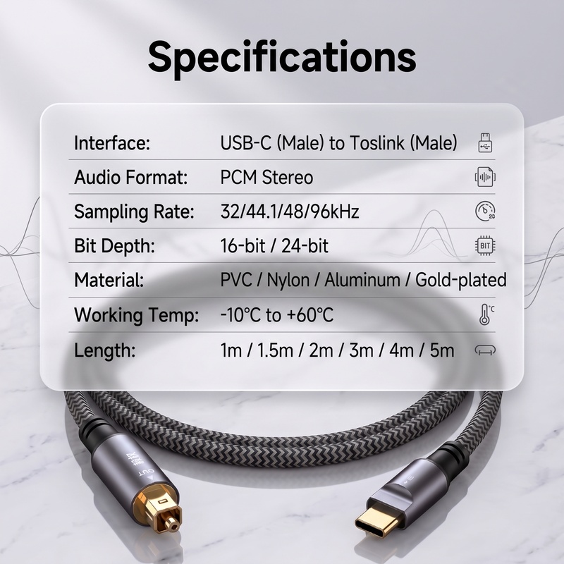 강력 추천-USB-C-TOSLINK 남성용 광학 사운드 - Home Cinema Usb 리뷰 및 가격