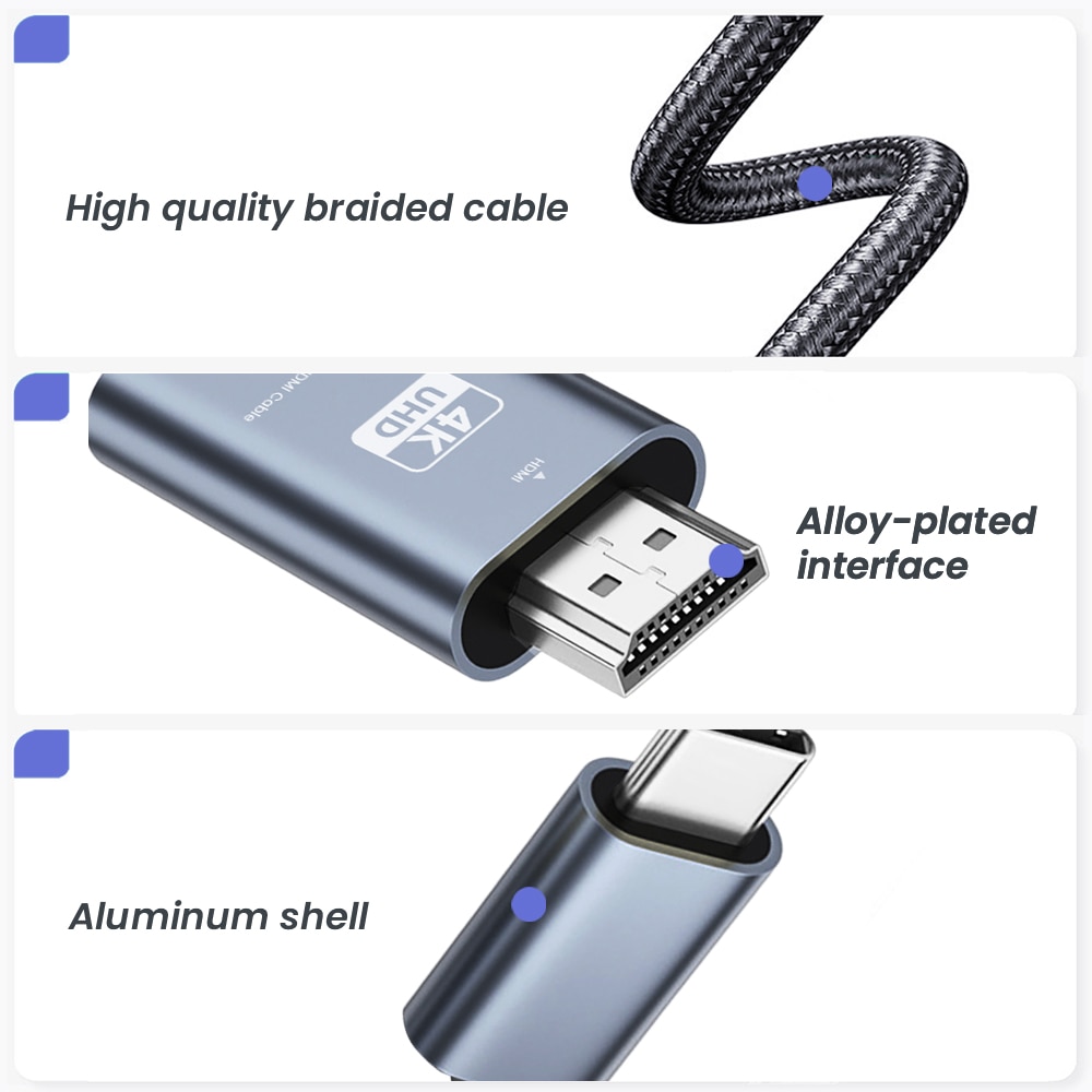 NIERBO 초고속 어댑터 케이블, 맥북 픽셀 아이패드 - Home Cinema Usb 리뷰 및 가격