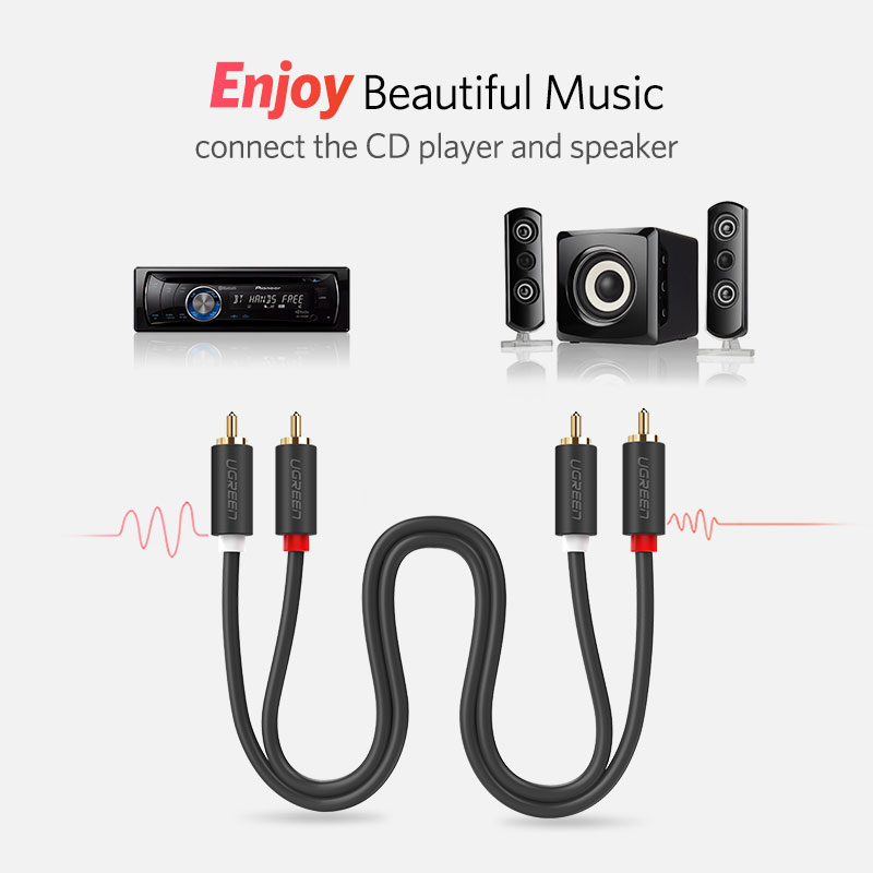 UGREEN-2RCA to 2 RCA Male to M - Home Cinema Heos 리뷰 및 가격