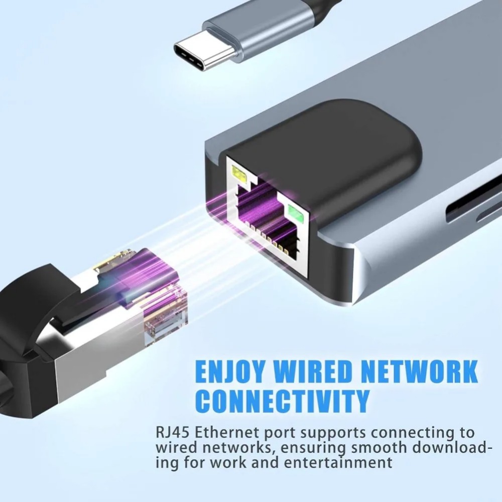 USB C 허브 8/7 in 1 4K HDMI 어댑터  - Home Cinema Usb 리뷰 및 가격