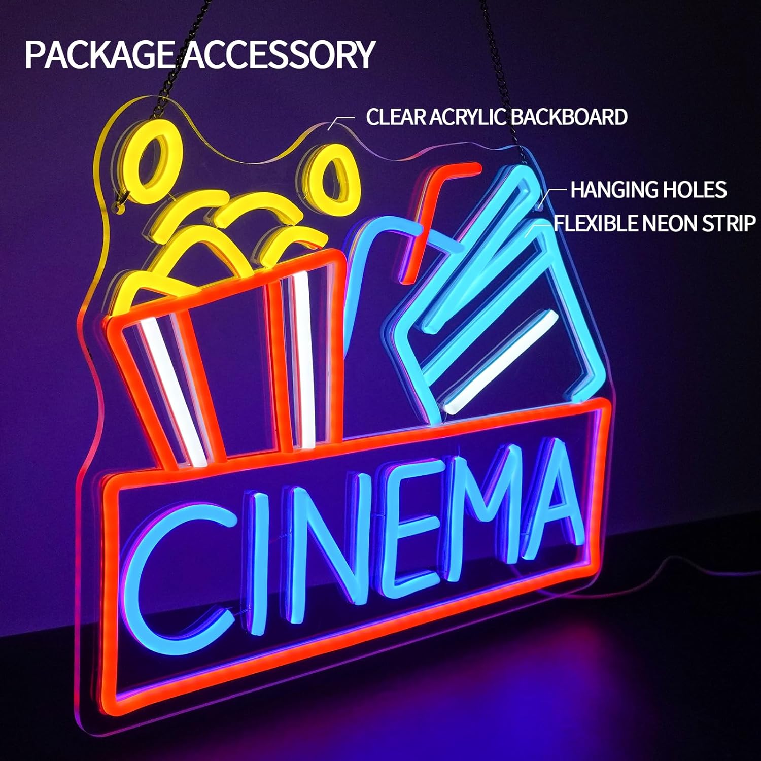 시네마 네온사인 USB 전원 LED 디밍 가능 LED  - Home Cinema Outdoor 리뷰 및 가격